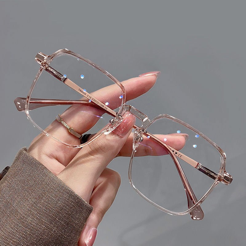 Multipurpose Clear Lens Fashion Glasses for Women, Ideal for Screen Viewing, Gaming, Watching TV and Using Cell Phones, Comes with Premium Exquisite Protective Glasses Pouch