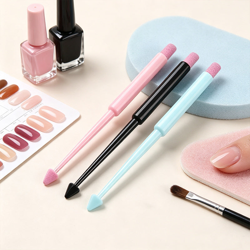 Multi-size Double-End Cuticle Remover Stick Random Color, Premium Nail Tool for Dead Skin Removal and Nail Shaping, Perfect for Acrylic Gel Nails, Household & Beauty Salon Maintenance