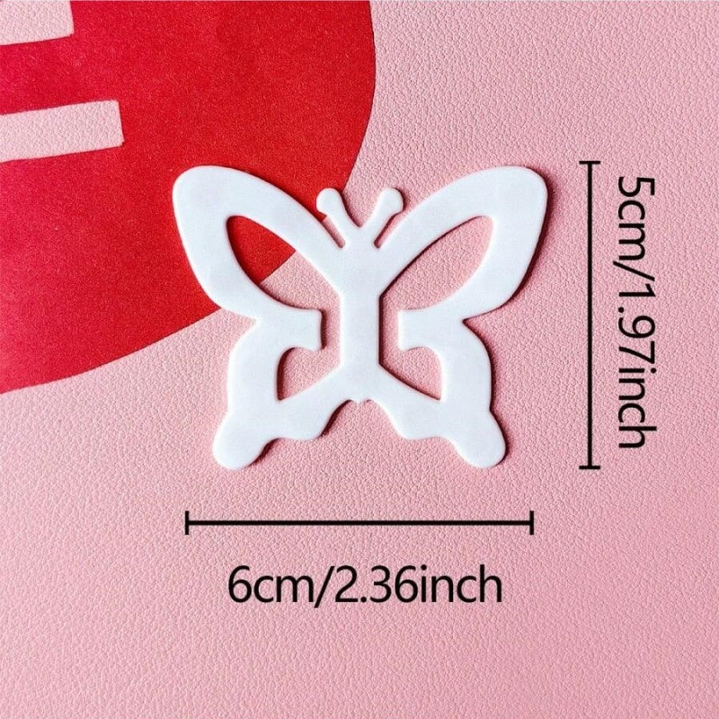 Underwear women's non slip buckle invisible anti light butterfly cross shoulder strap buckle plastic accessories beautiful back bra transparent button