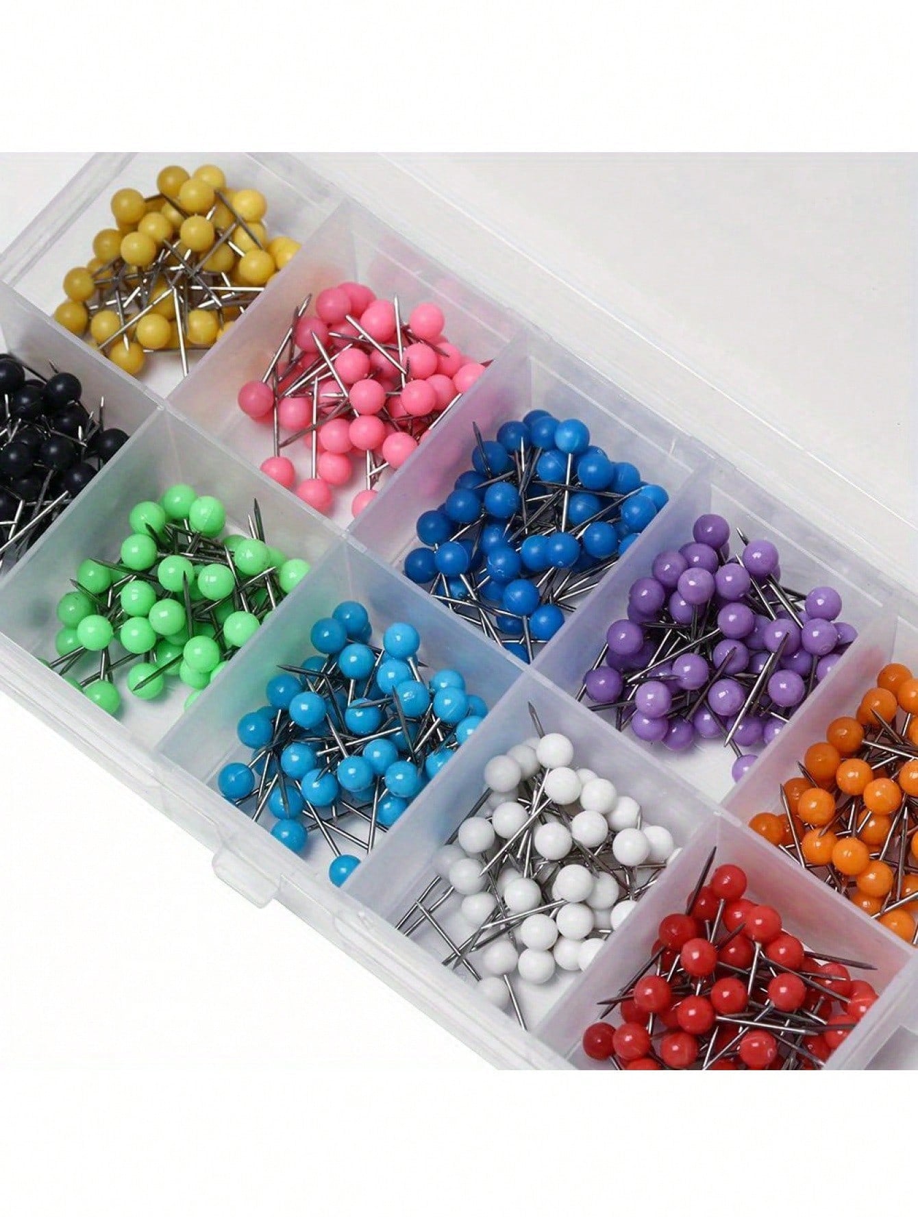 1 Box Of Decorative Fake Pins For DIY Crafts, Clothing Decoration, And Pattern Making, Multi-Functional Accessories For Creative Projects, Ideal For Sewing, Handicrafts, And Personalized Designs, Versatile Tools For Fashion And Home Art Projects