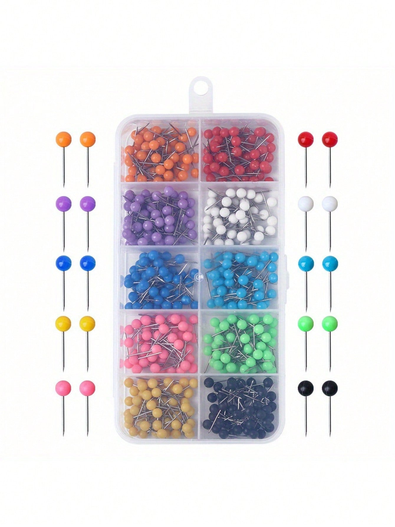 1 Box Of Decorative Fake Pins For DIY Crafts, Clothing Decoration, And Pattern Making, Multi-Functional Accessories For Creative Projects, Ideal For Sewing, Handicrafts, And Personalized Designs, Versatile Tools For Fashion And Home Art Projects