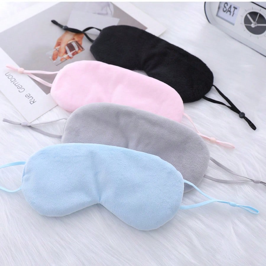 Luxuriously Soft Blackout Sleep Mask For Deep Sleep And Relaxation – Comfortable Eye Mask For Travel, Home, And Napping – Blocks Out All Light To Improve Sleep Quality – Perfect For Shift Workers, Travelers, And Anyone Seeking Uninterrupted Rest With Adju