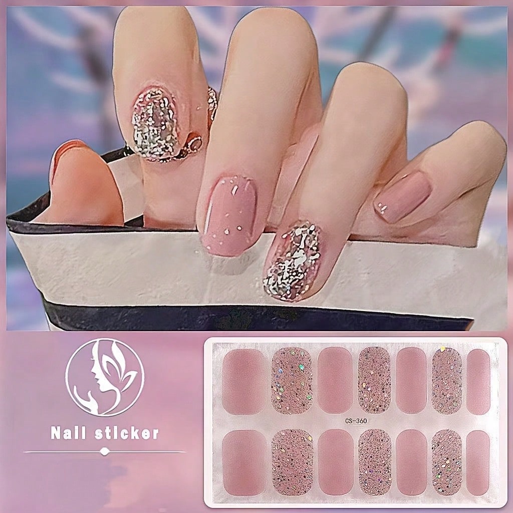 Sophisticated Dark Gradient French Tip Nail Stickers – Self-Adhesive Full Cover Nail Decals For Ombre Effect – Quick Application, Chip-Resistant, Durable Wear – Perfect For Busy Individuals, DIY Manicures, Nail Art Lovers, And Adding Glam To Any Outfit Fo