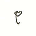 Dainty Heart Shaped Nose Ring Studs – Elegant Open Hoop Nose Piercing Jewelry In Gold, Silver, & Black Tones – Hypoallergenic & Super Comfortable For Everyday Wear, Parties, Festive Events, Weddings, And Body Piercing Enthusiasts – A Fashionable & Versati