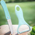 2pc Stainless Steel Double-Sided Vegetable Peeler & Fruit Paring Knife Set – Efficient And Versatile Kitchen Tools For Peeling Potatoes, Carrots, Fruits & More – Ergonomic Handle For Comfortable Grip – Durable & Easy To Clean – Perfect For Home Cooking, M