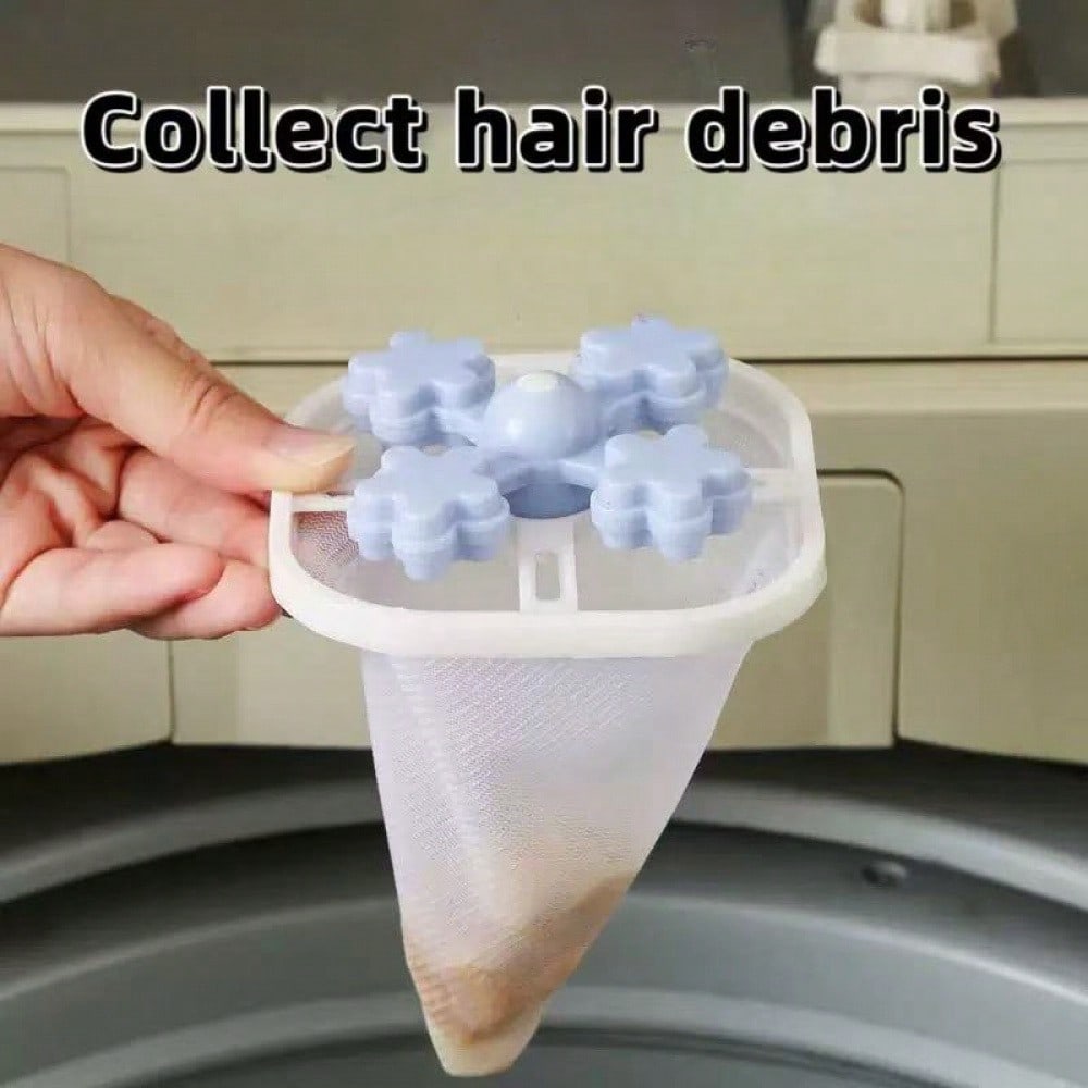 Innovative Laundry Lint & Pet Hair Filter – Cone-Shaped Debris Collector For Washing Machines – Captures Lint, Hair & Small Particles – Essential For Cleaner Laundry & Drain Maintenance – Ideal For Pet Owners & Daily Use
