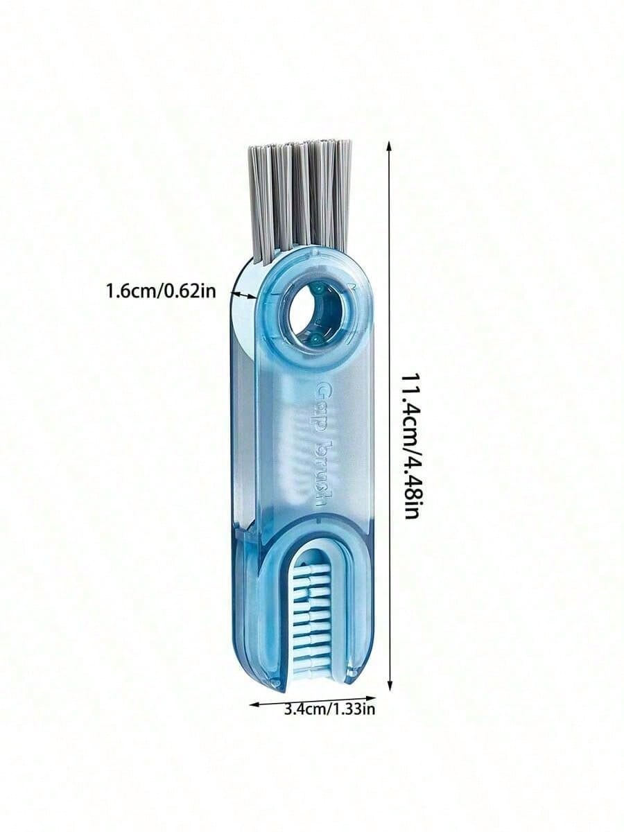 3-In-1 Multifunctional Cup Bottle Cleaning Brush – Mini Lid Cleaner With Grooves And Gaps For Easy Cleaning, Perfect For Kitchens And Bathrooms, Versatile Brush For Cleaning Bottles, Cups, Lids, And Other Household Items, Compact And Efficient Design For