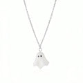 1 Piece Of Women's Necklace - With Cute Cartoon Ghost Pendant, Cute Gothic Jewelry, Suitable For Daily Halloween/Valentine's Day Gifts - For Her Birthday/Anniversary Gifts - Necklace Without Power Supply, Pendant Necklace, Playful Accessories, Whimsical D