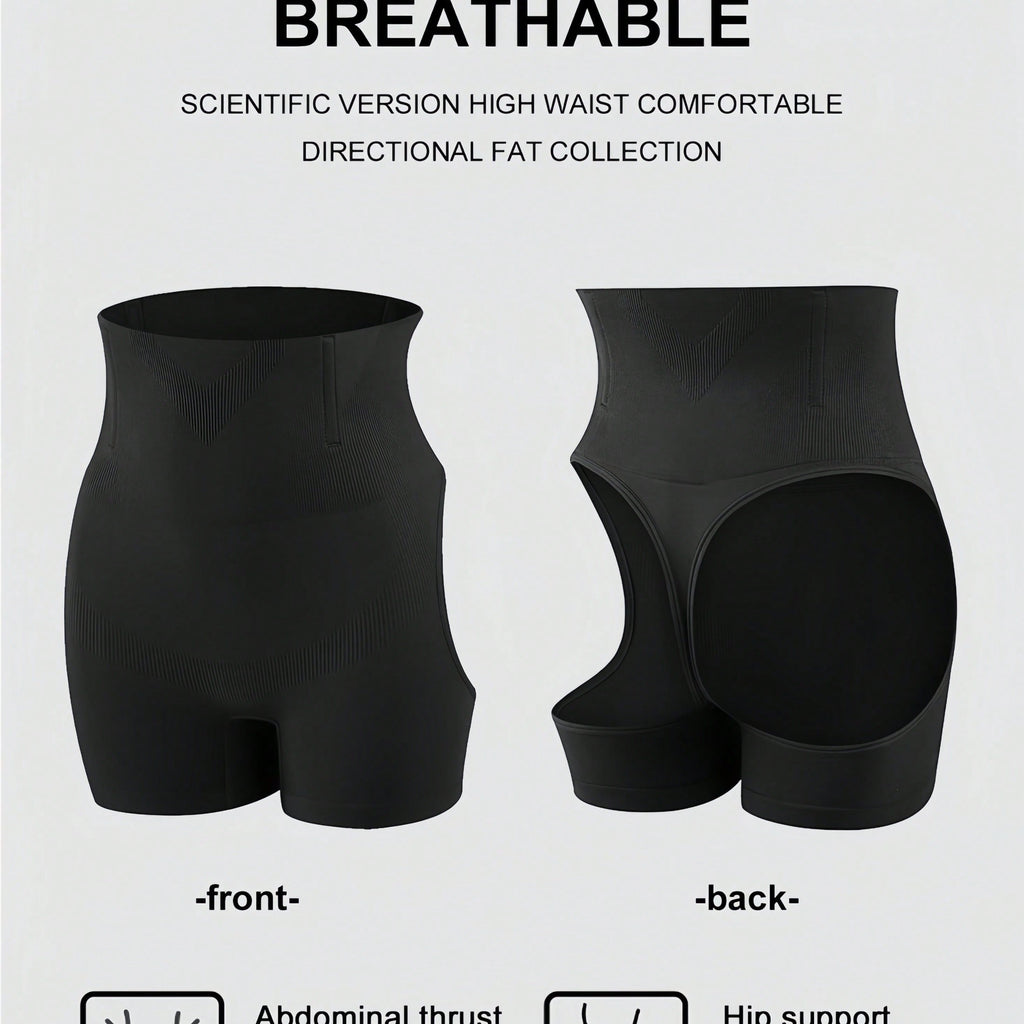 1 Piece Of European And American Full Buttocks Lifting Pants, With A Fashionable And Sexy Design That Includes A Lifted Buttocks, Beautiful Buttocks, And A Cinched Abdomen. The Bottom Shaping Pants Are Designed For Women