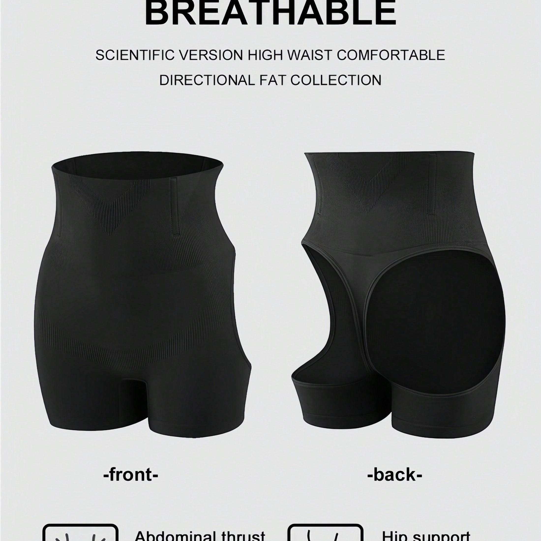 1 Piece Of European And American Full Buttocks Lifting Pants, With A Fashionable And Sexy Design That Includes A Lifted Buttocks, Beautiful Buttocks, And A Cinched Abdomen. The Bottom Shaping Pants Are Designed For Women
