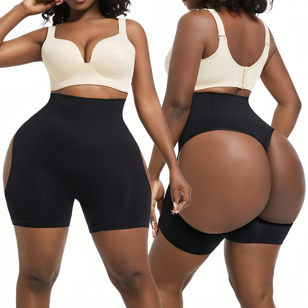 1 Piece Of European And American Full Buttocks Lifting Pants, With A Fashionable And Sexy Design That Includes A Lifted Buttocks, Beautiful Buttocks, And A Cinched Abdomen. The Bottom Shaping Pants Are Designed For Women