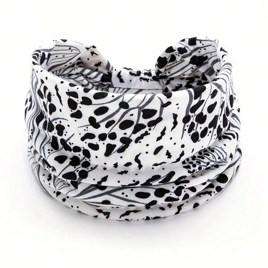Women's Wide Headband, Bohemian Knotted Sc Large African-Style Hair,