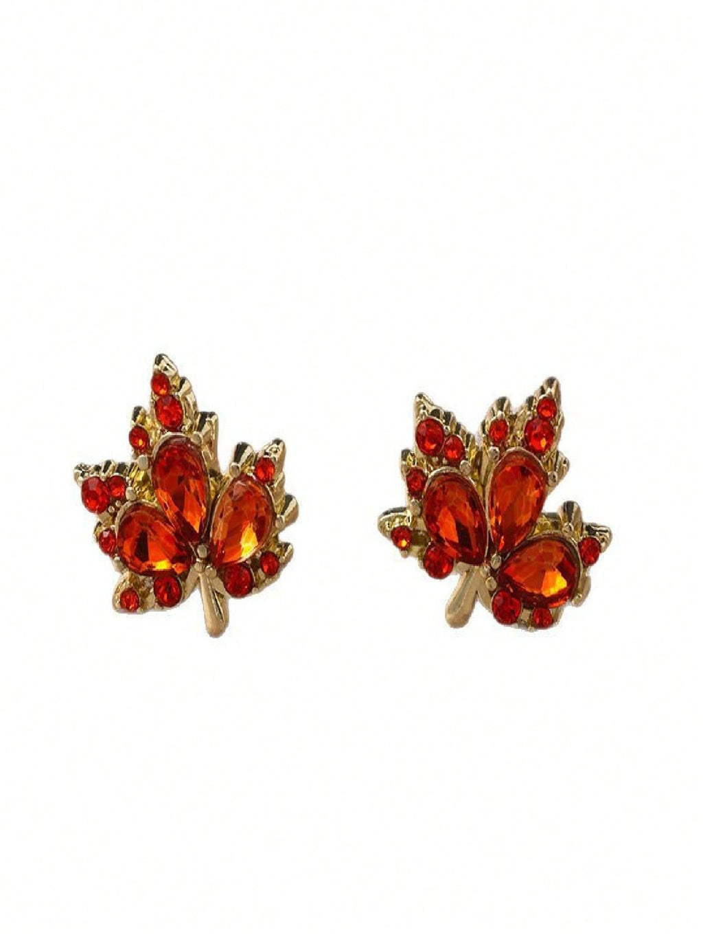 Stylish Maple Leaf Earrings & Necklaces – High-End, Niche Design, Premium Vibe, Light Luxury Stud Earrings