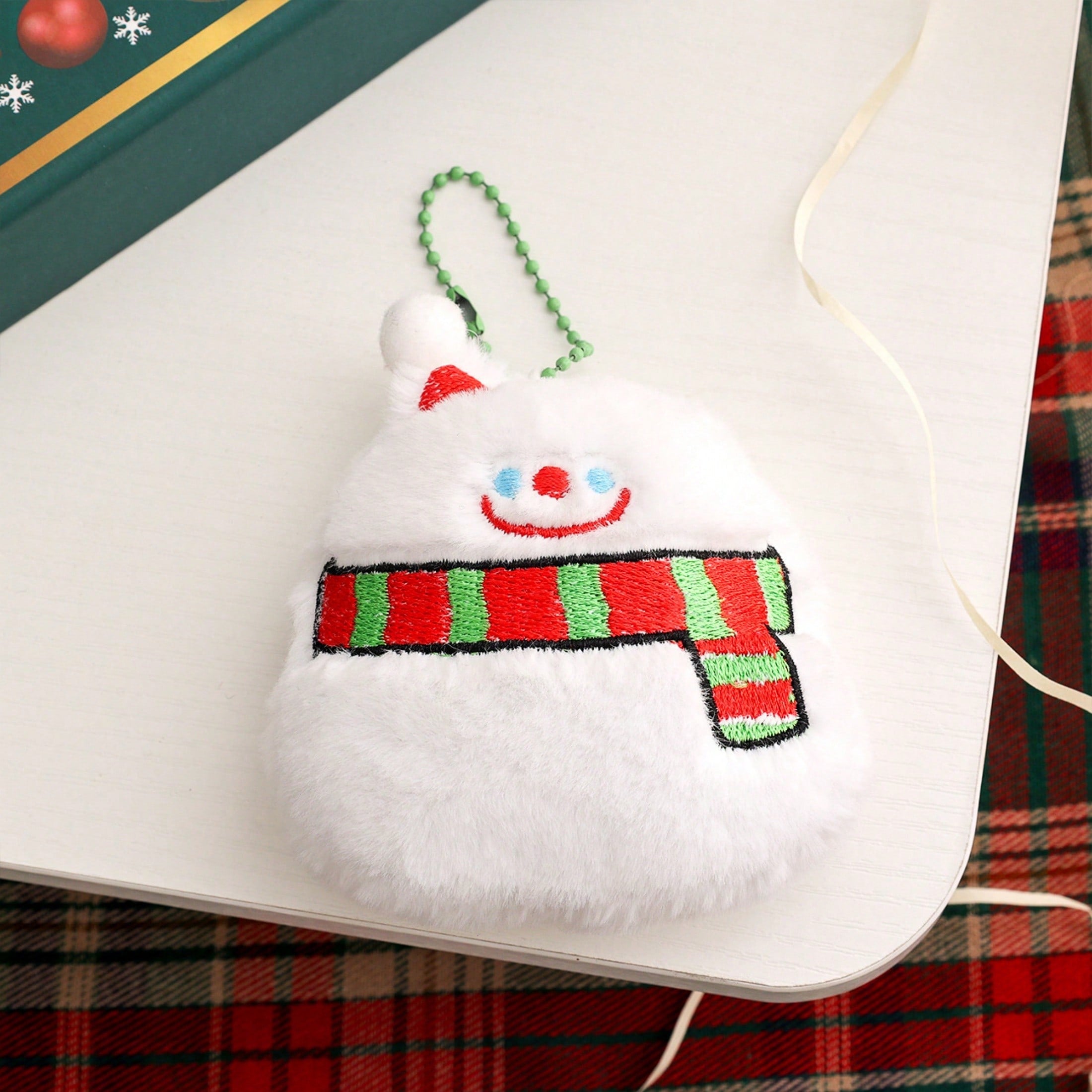 Christmas-Style Plush Mini Decorations, Key Rings, Backpack Pendants, Decor Parts - Festive Gifts