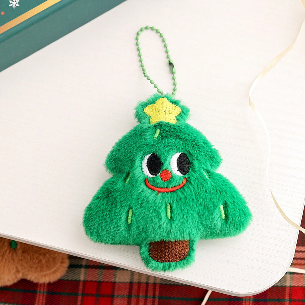 Christmas-Style Plush Mini Decorations, Key Rings, Backpack Pendants, Decor Parts - Festive Gifts