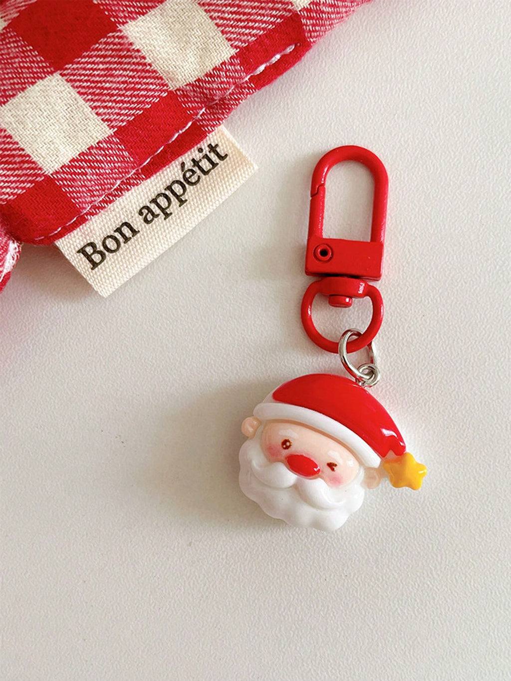 Cute Cartoon-Style Christmas Home Keychain, Santa Gift, Backpack Charm, Decorative Accessories - BFF Gift