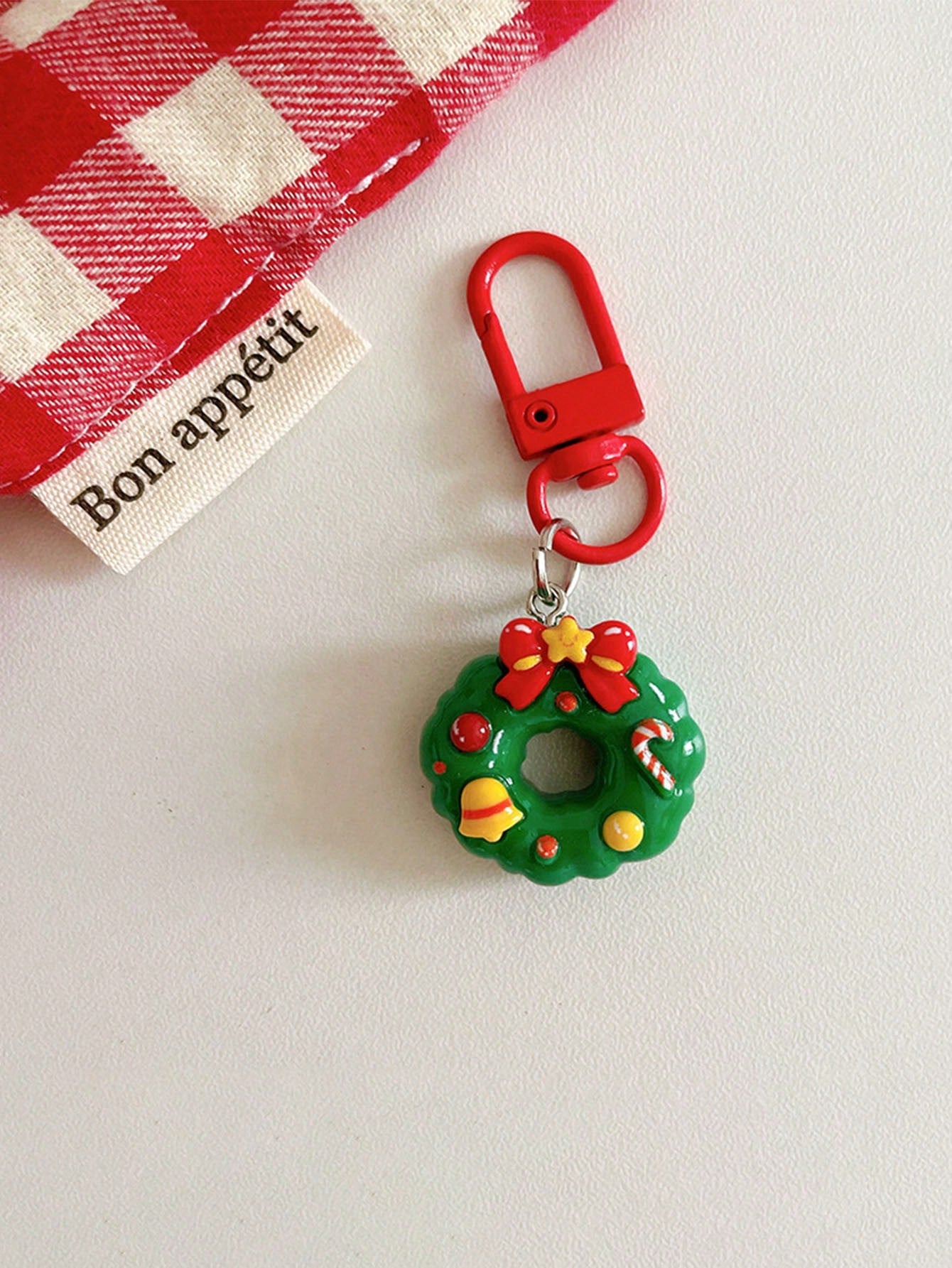 Cute Cartoon-Style Christmas Home Keychain, Santa Gift, Backpack Charm, Decorative Accessories - BFF Gift