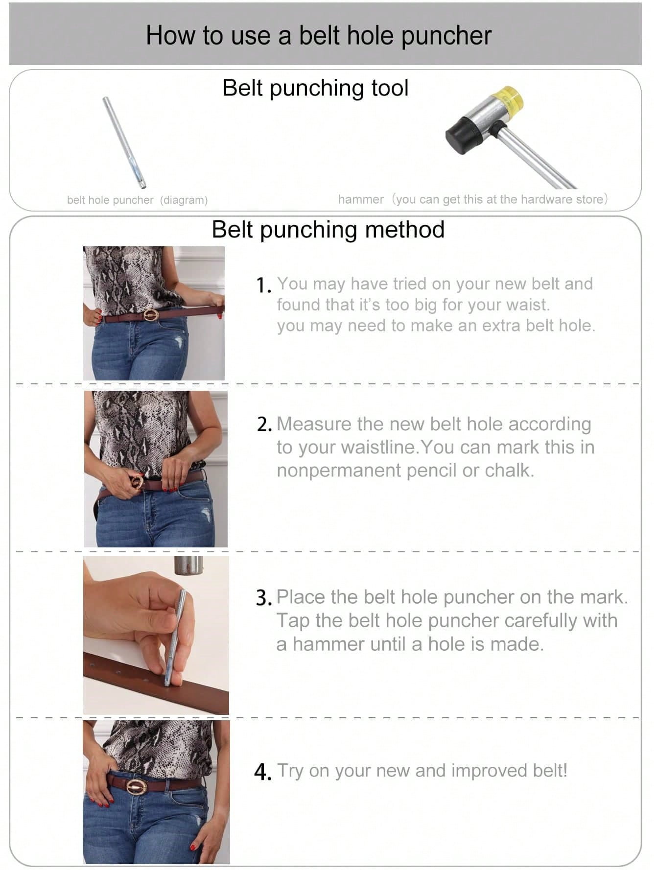 4pcs New Stylish Simple Durable Women's Belts - Highly Decorative, Suitable For Skirts & Jeans, Multifunctional For Summer & Daily School Use