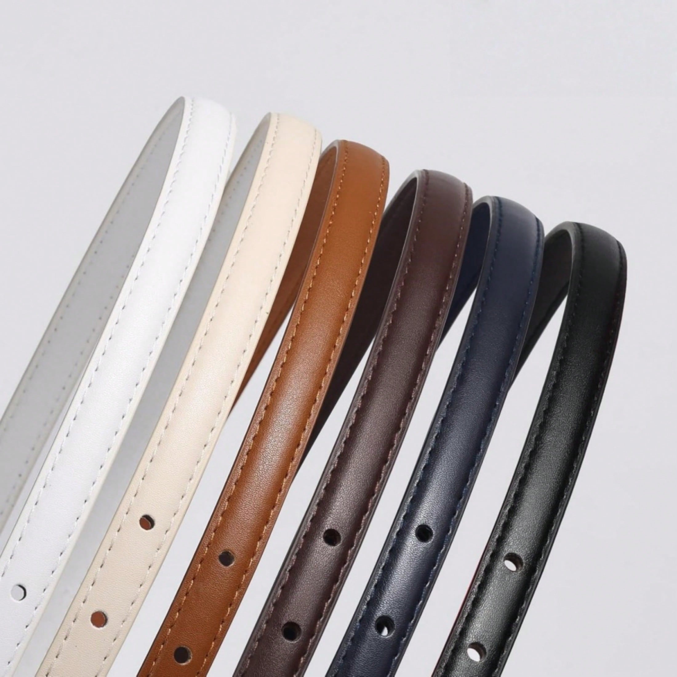 4pcs New Stylish Simple Durable Women's Belts - Highly Decorative, Suitable For Skirts & Jeans, Multifunctional For Summer & Daily School Use