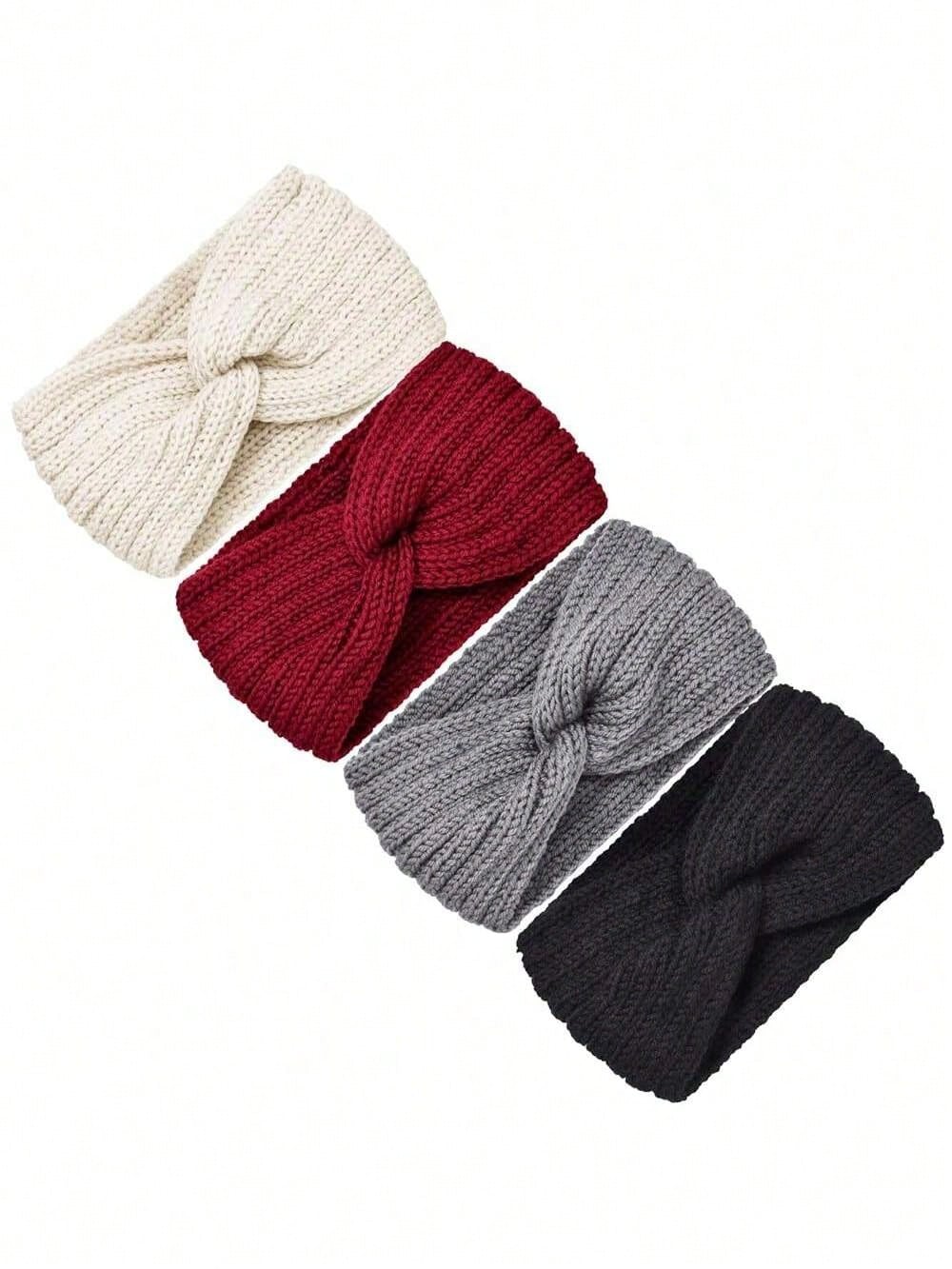 Knitted Warm And Soft Headband (Wool) For Women, Sports Wool Cross Headband, Sweet & Versatile Wide-Brimmed Headdress For Women