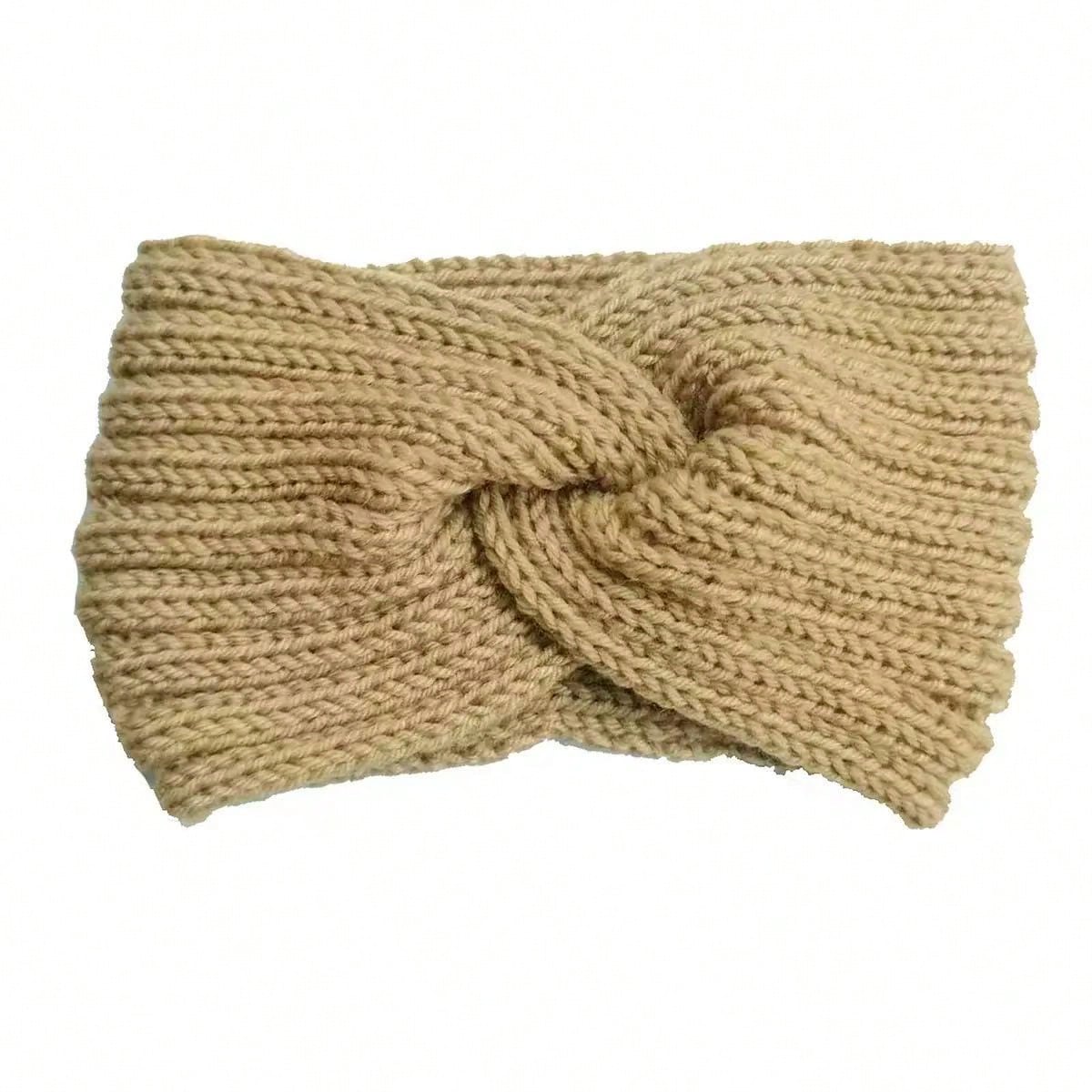 Knitted Warm And Soft Headband (Wool) For Women, Sports Wool Cross Headband, Sweet & Versatile Wide-Brimmed Headdress For Women