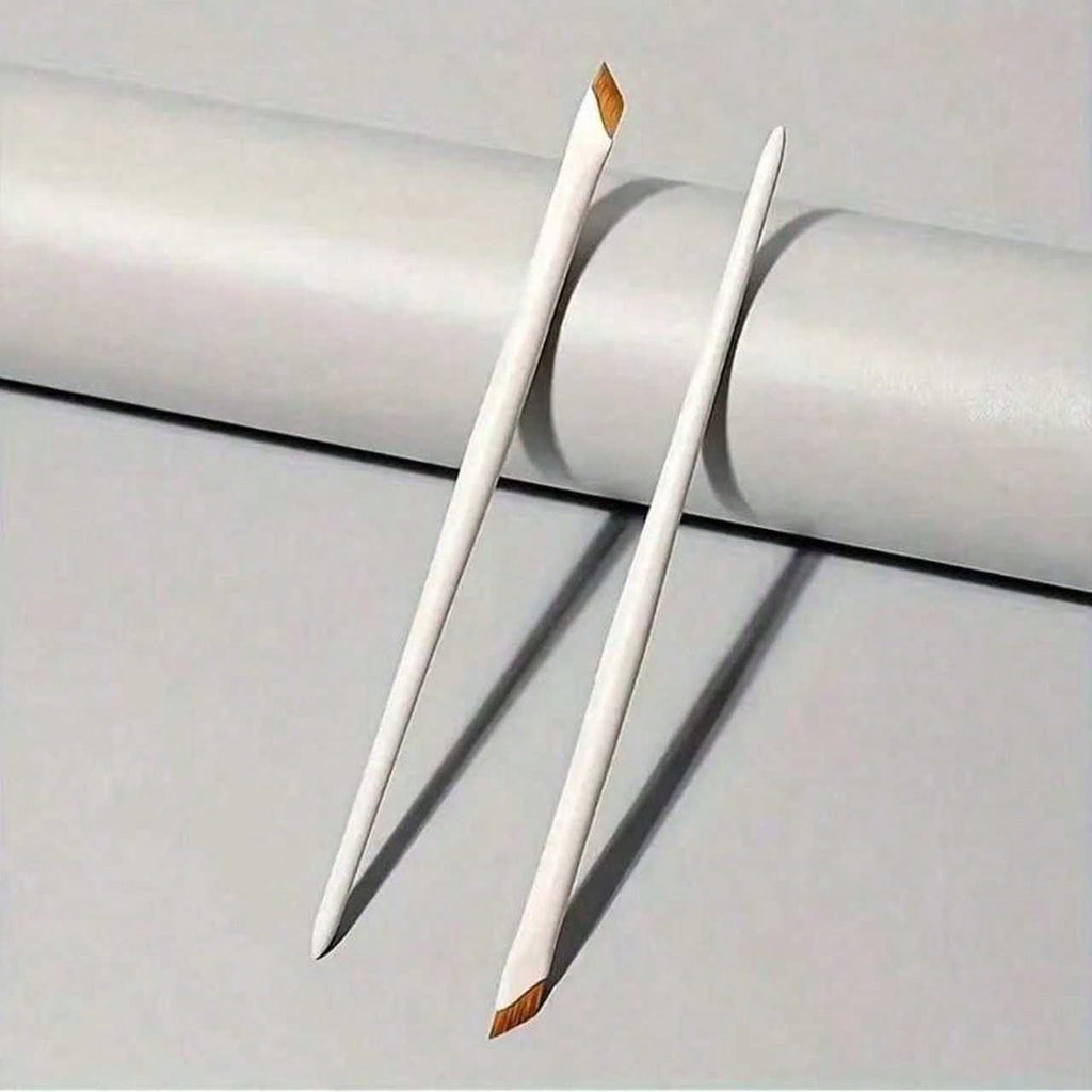 2pcs Precision Angled Eyeliner Brow Brush: Nylon Light Beige Eyebrow Brush For All Makeup Wearers - Fine Angled Eyeliner Brow Brush With Sickle Ultra-Thin Bevel Flat Angled For Silk Detail Eye Makeup Beauty Makeup Tools,Cheap,Valentine's Day,Cheap Items,T