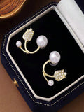1 Pair Chic Tulip Design Earrings, Sweet Style Suitable For Teenagers, Daily Wear Or A Gift For Friends