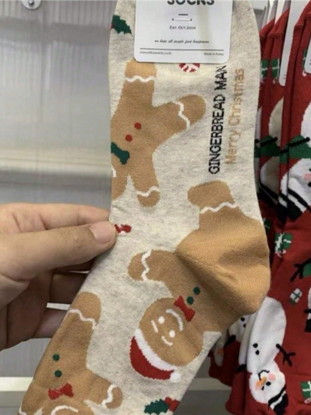 4 Pairs Of Women's Christmas Socks - Festive Snowman, Gingerbread Man, Reindeer, And Santa Claus Patterns, Warm And Comfortable Mid-Calf Socks, Cute Cartoon Design, Soft Holiday Colors For Winter Presents And Casual Wear, All-Season Comfortable Socks