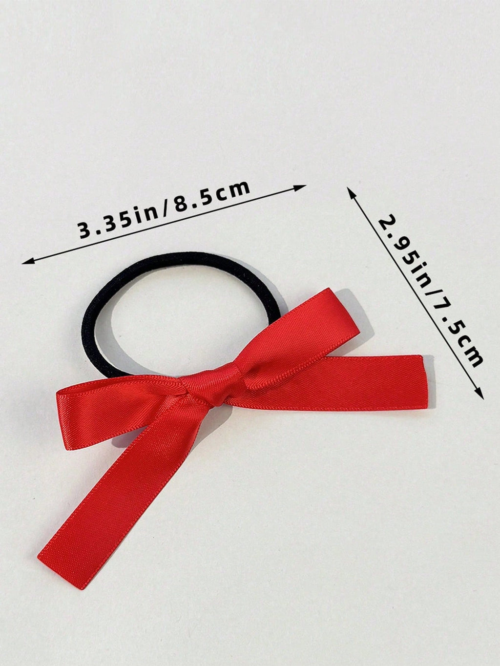 5pcs Women's Fashionable And Cute Red Bow Hair Ties, Perfect For Daily Ponytail Use, Women's Hair Accessories, Highly Recommended Gifts, Autumn Outfits, Ponytail Holders, Hair Elastics, Hair Rubber Bands, Scrunchies, Hair Rope