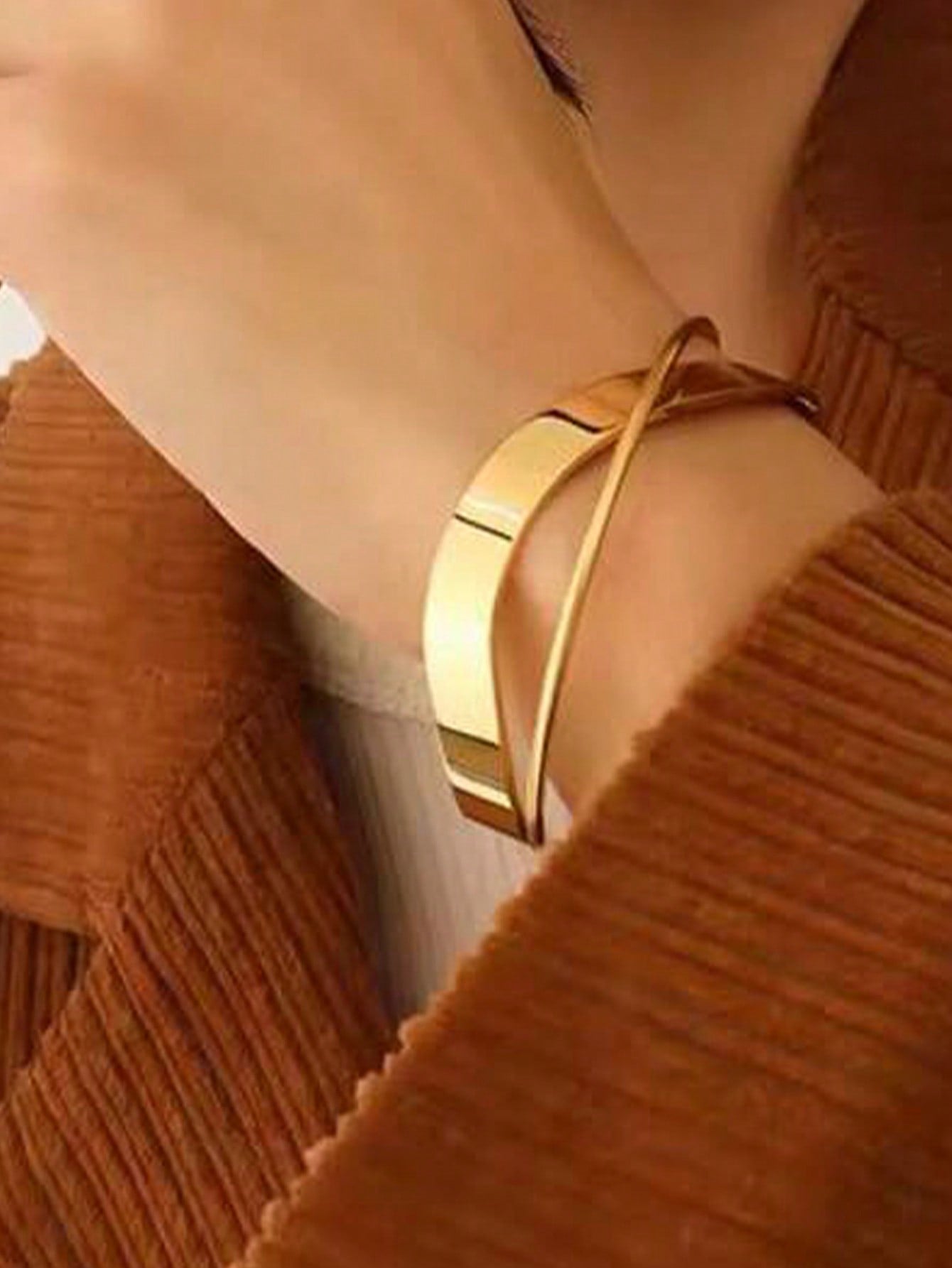 1PC Irregular Geometry Bracelet With Adjustable Mobius Design – Contemporary Modern Fashion