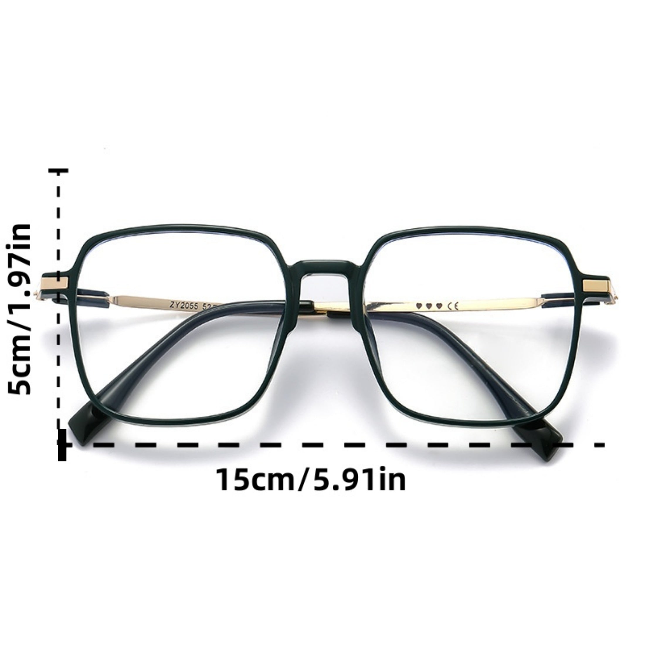 Multipurpose Clear Lens Fashion Glasses for Women, Ideal for Screen Viewing, Gaming, Watching TV and Using Cell Phones, Comes with Premium Exquisite Protective Glasses Pouch