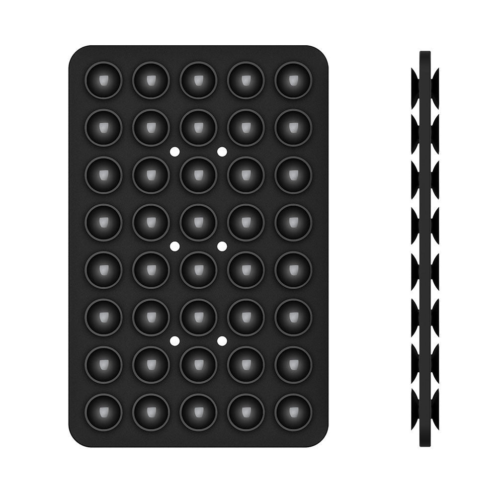 Silicone Suction Cup Phone Case Adhesive Installation, Strong Suction 24 Suction Cup Phone Holder For Cooking, Preparing Dishes, Watching Recipes/Watching TV Shows, Brushing Videos, Fixed Phone Car Navigation+Makeup Mirror Front Use Multi-Color Silicone V