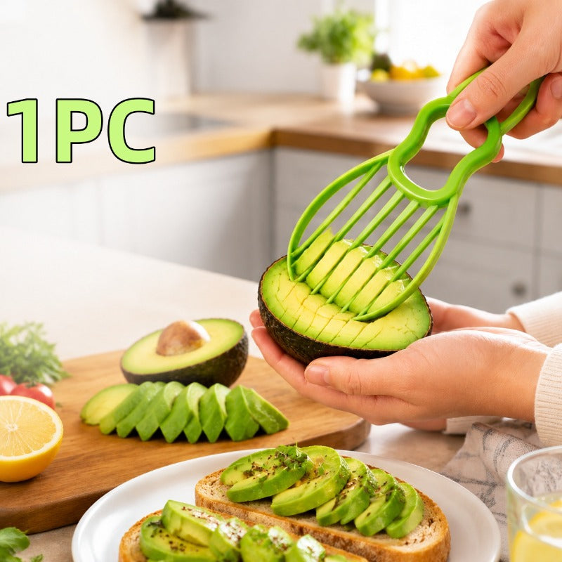 1-Piece 3-in-1 Multifunctional Avocado Cutter Slicer, Practical Gadget for Household, Camping & Outdoor Activities
