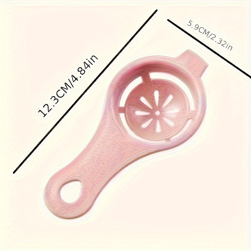 1Pc Eco-friendly Wheat Straw Egg Divider, Efficient Yolk Albumen Sieve, Handy Kitchen Accessory for Home Baking Prep