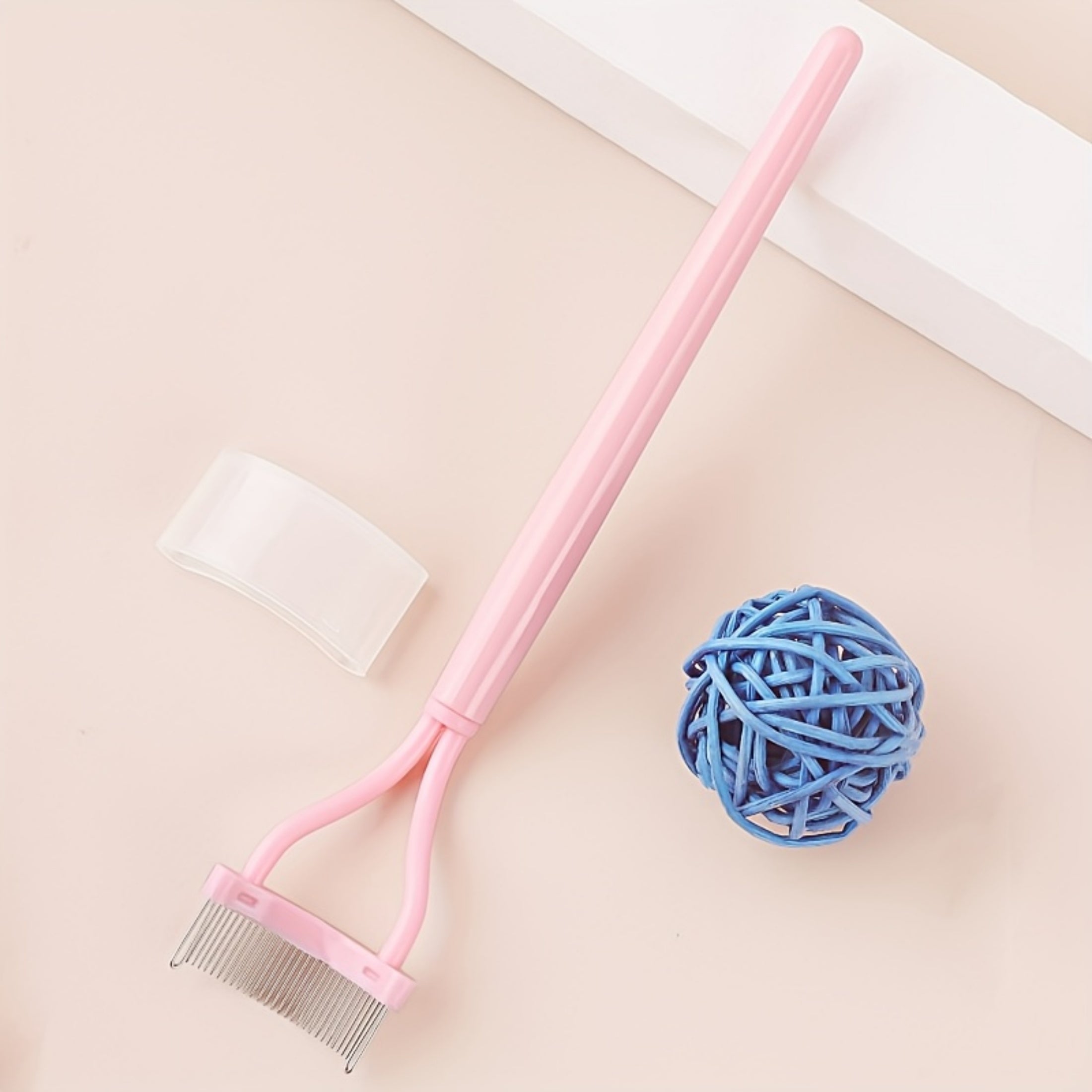 1Pc Fine Steel Eyelash Grooming Comb, Professional Beauty Tool for Lash Separation and Detailed Styling, Essential Salon Eyelash Accessory
