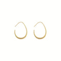 1 Pair Pure Copper Gold-Plated Hypoallergenic Water Drop Earrings – Fade-Resistant, Comfortable & Versatile, Minimalist Elegant Design Perfect for Daily Wear, Parties & Valentine's Day Gifts