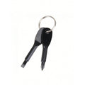 1Pc Mini Screwdriver Keychain, Creative Key Shaped Design with Flathead & Cross Bits, Compact Portable Multi-Use Repair Tool for Men, Ideal for Gadget Maintenance and Outdoor On-The-Go Fixes