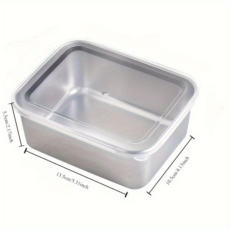 8 Pack Stainless Steel Food Storage Containers with Airtight Matching Lids, Leakproof Stackable Meal Prep Containers, Multi-Purpose Food Boxes for School Lunches, Office Meals, Home Parties & Outdoor Camping