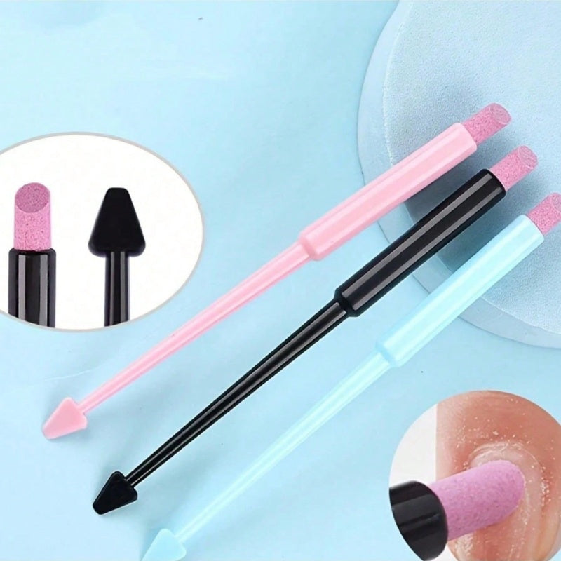 Multi-size Double-End Cuticle Remover Stick Random Color, Premium Nail Tool for Dead Skin Removal and Nail Shaping, Perfect for Acrylic Gel Nails, Household & Beauty Salon Maintenance