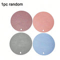 1/2/3PC Silicone Round Hot Pads Trivets, Non-Slip Heat Resistant Up to 450°F Mats for Cooking BBQ Serving, Dishwasher Safe Housewarming Gift