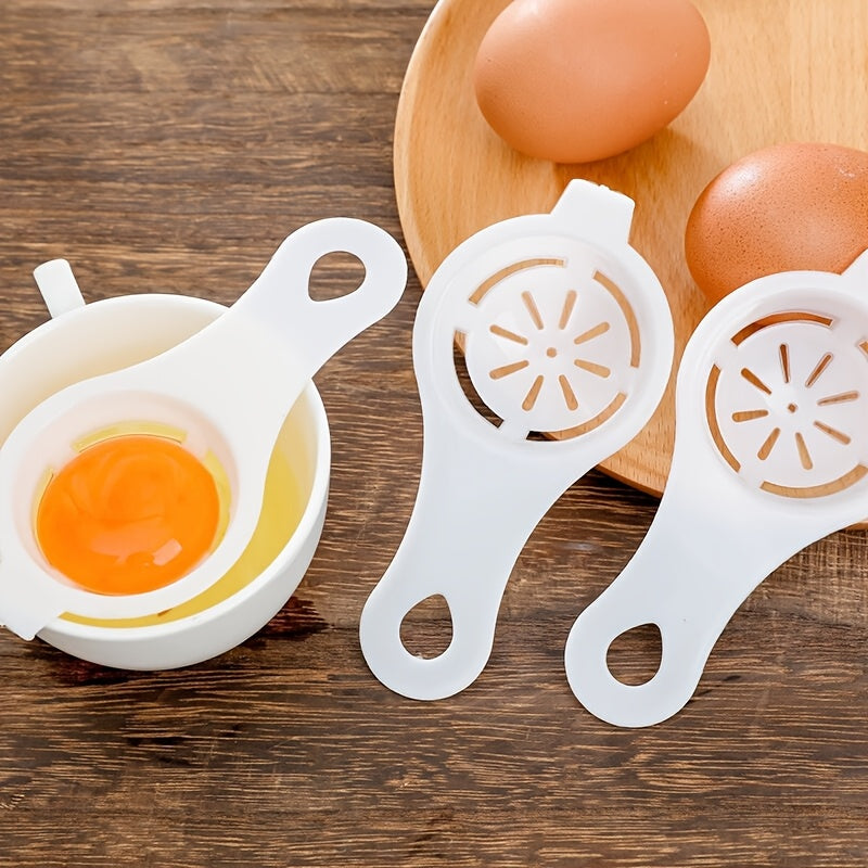 1Pc Eco-friendly Wheat Straw Egg Divider, Efficient Yolk Albumen Sieve, Handy Kitchen Accessory for Home Baking Prep