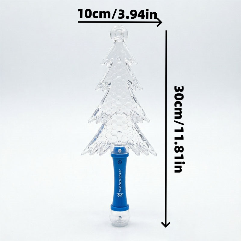 5-Light Christmas Tree Glow Stick, Festive Holiday Light Wand, Christmas Party Favor, Seasonal Gift Decoration