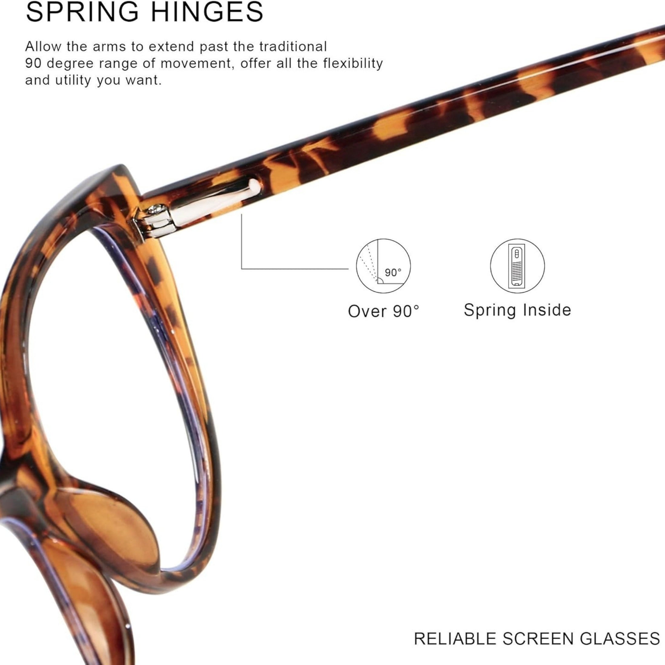 1 Pair Leopard Print Unisex Cat Eye Glasses – Anti-Fatigue Eye Protection with High-Definition Light Transmission, Ideal Eyewear for Extended Computer, Phone & TV Viewing Sessions