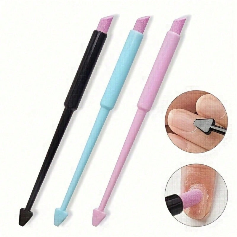 Multi-size Double-End Cuticle Remover Stick Random Color, Premium Nail Tool for Dead Skin Removal and Nail Shaping, Perfect for Acrylic Gel Nails, Household & Beauty Salon Maintenance