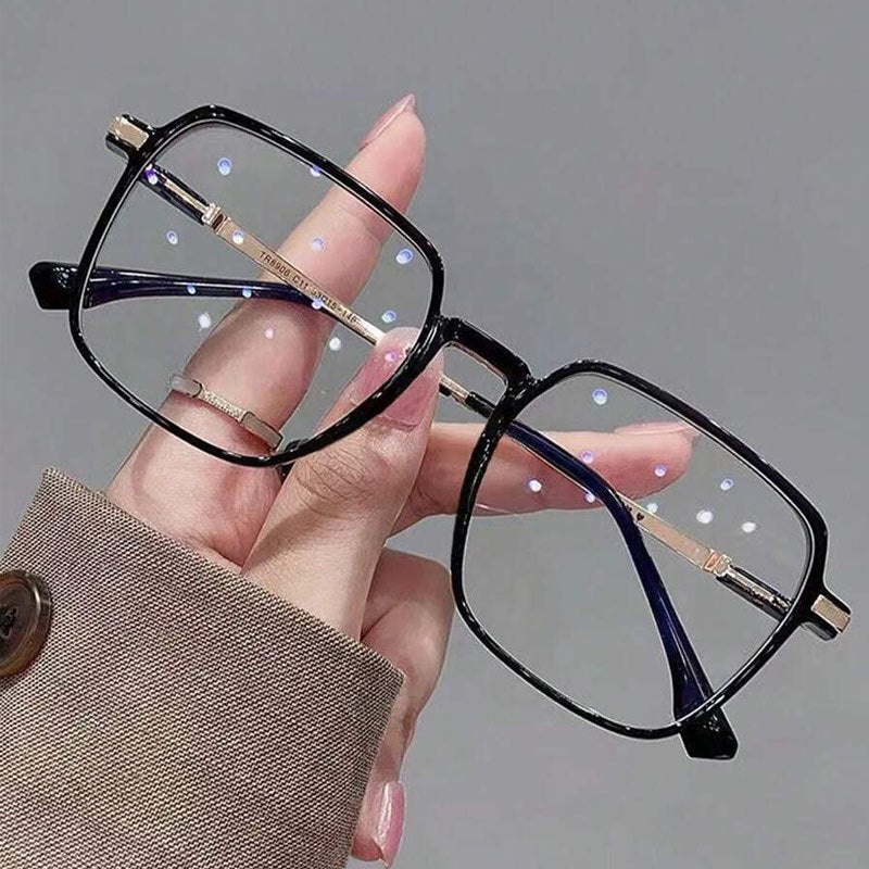 Multipurpose Clear Lens Fashion Glasses for Women, Ideal for Screen Viewing, Gaming, Watching TV and Using Cell Phones, Comes with Premium Exquisite Protective Glasses Pouch