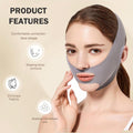 1Pc Women V-Shape Facial Lifting Bandage, Firming Face Slimming Strap to Reduce Nasolabial Folds, Suitable for Running, Jump Rope, Daily Wear and Night Sleeping