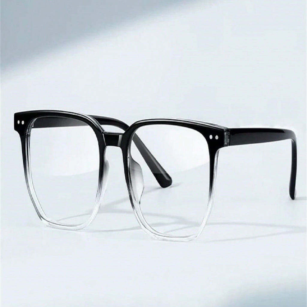 1 Pair Women’s Retro Black Small Square Plain Glasses – Face-Flattering Style for Round Faces, Timeless Chic Eyewear Design