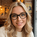 1 Pair Unisex Anti-Fatigue Cat Eye Glasses – Sleek Black Frame with Blue Light Blocking Technology, High-Definition Light Transmission, Ideal for Extended Computer, Phone & TV Viewing
