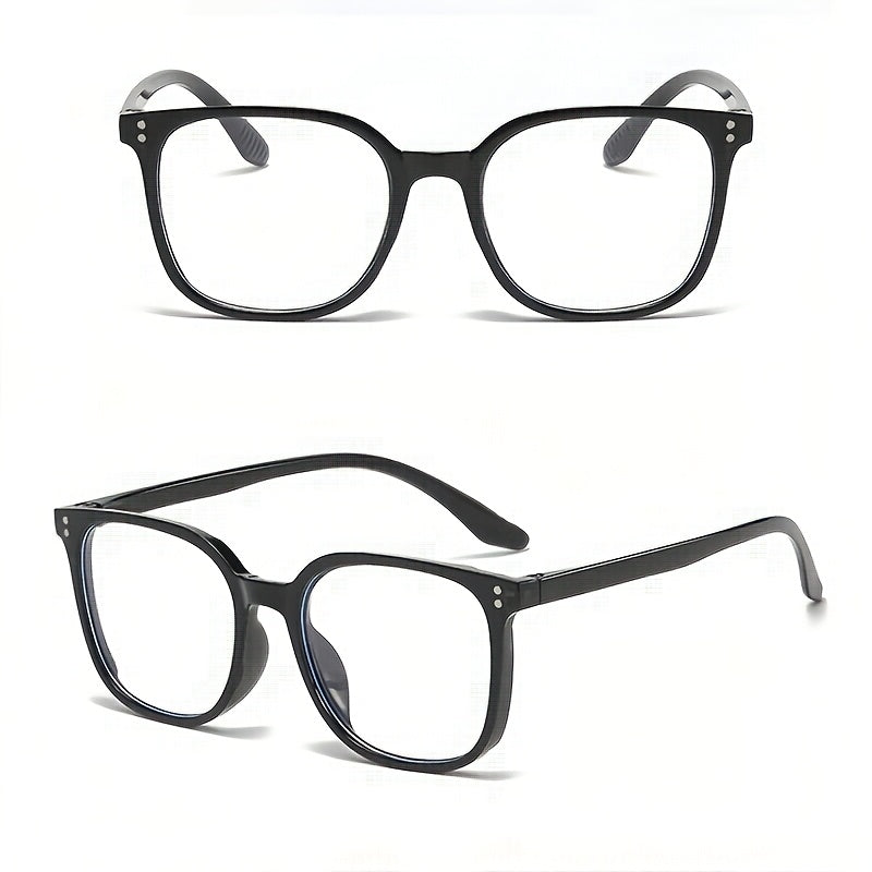 Minimalist Stylish Eyeglasses for Men and Women, Versatile Multi-Use Decorative Glasses, Perfect for Daily Relaxing Time & Workplace Outfits