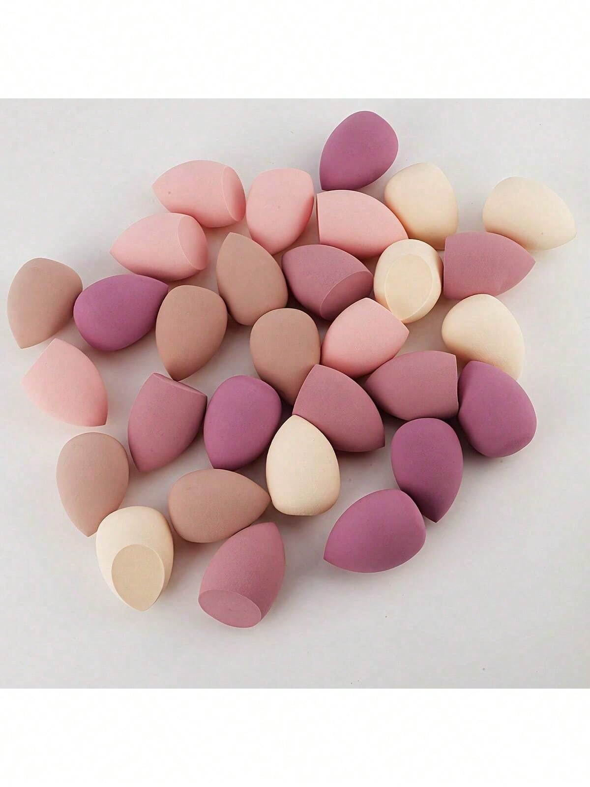 5-Piece Latex Free Makeup Beauty Sponges, Dual Use Dry & Wet Multi-Functional Makeup Puffs, Works With All Types of Foundation, Professional Beginner Friendly Makeup Tool